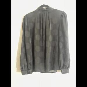 Who What Wear Polka Dot Blouse S